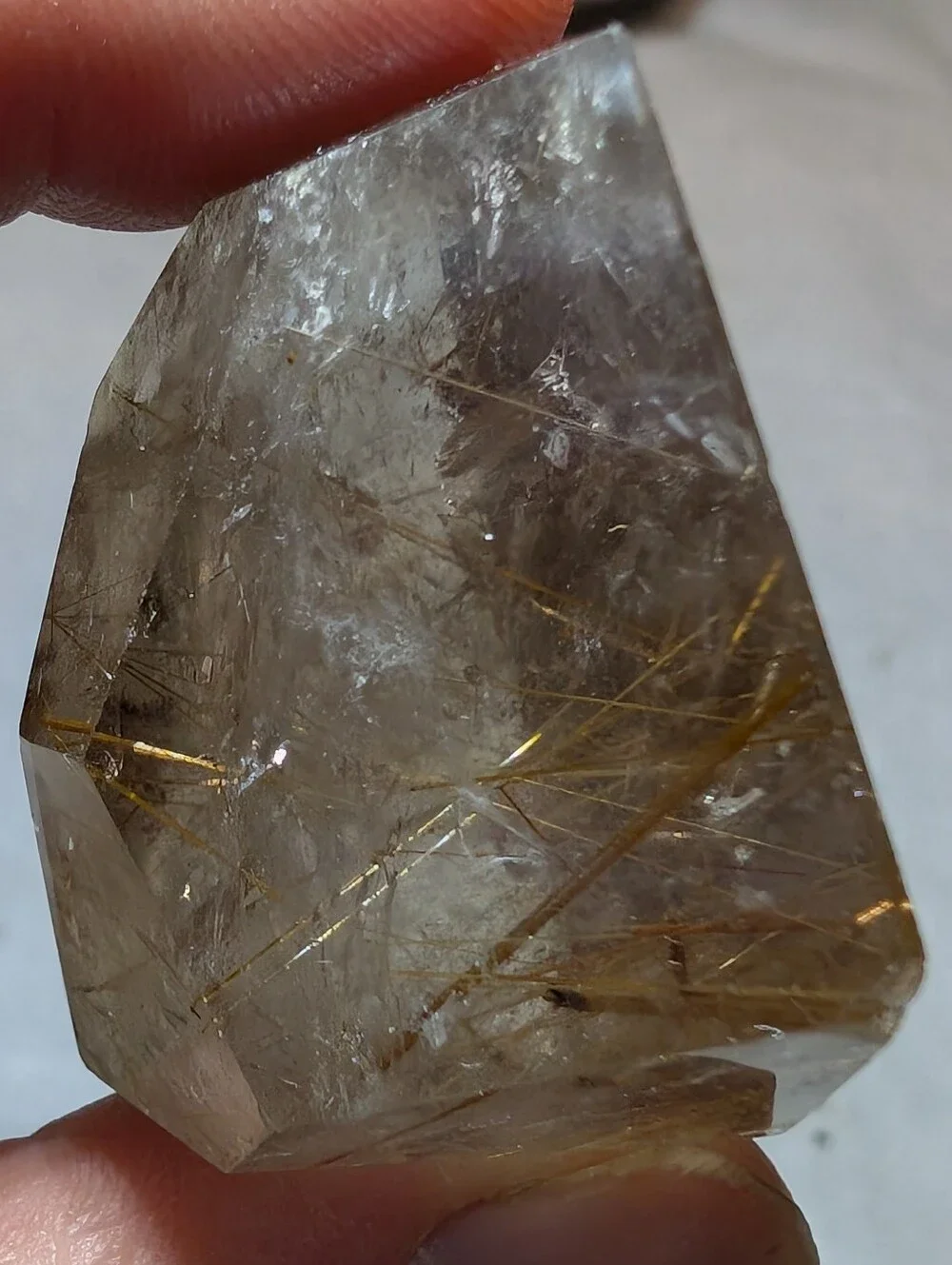 Golden Rutilated Quartz Freeform - Picture 7 of 11